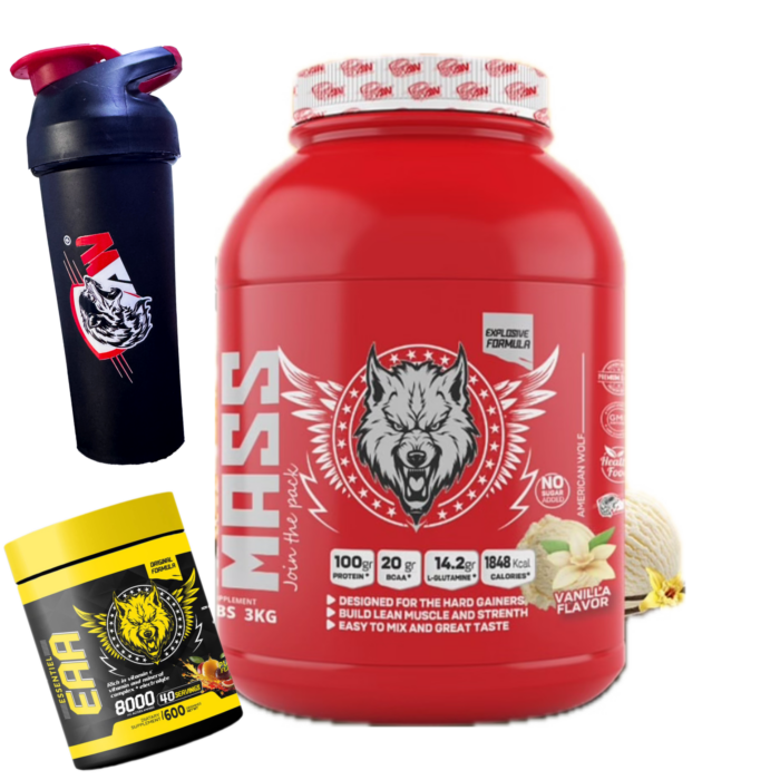 Hard mass 3kg + EAA American wolf + shaker