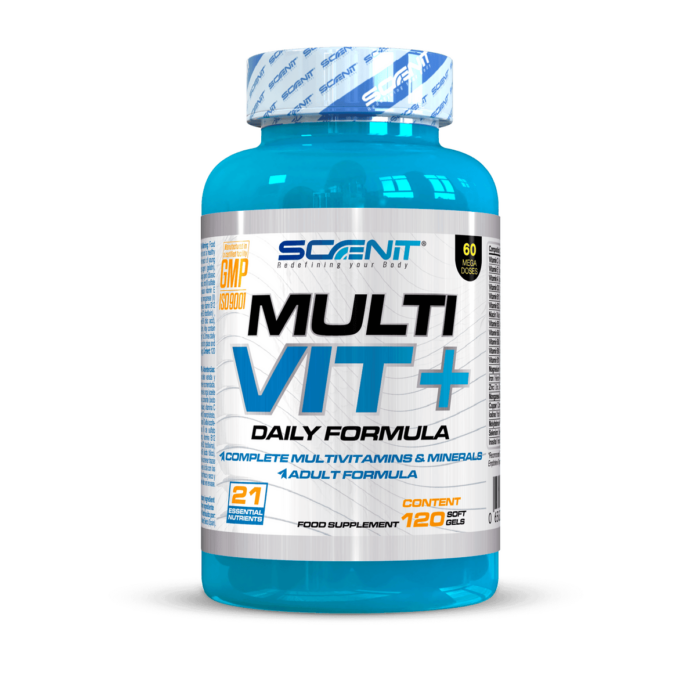 Multi Vit+ - 120 softgels - Multivitamínico con 21 nutrientes esenciales