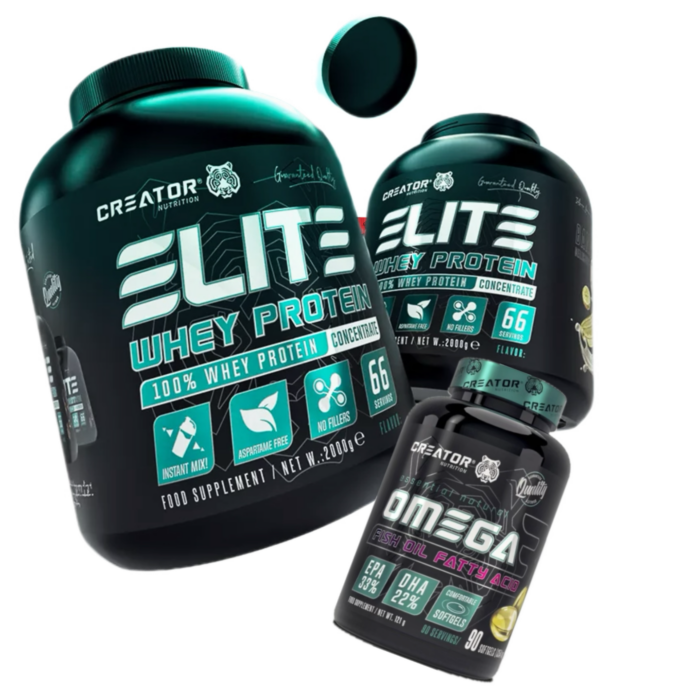 ELITE WHEY & omega 3 | creator nutrition