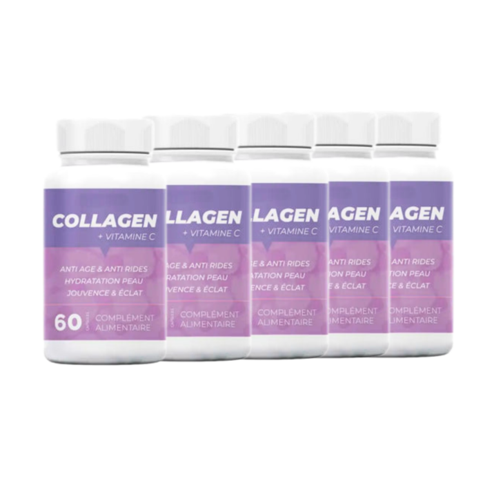 5 x( Collagen Marin Hydrolysé + Vit C)